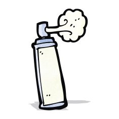 cartoon aerosol can N3