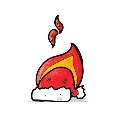 Cartoon Santa Hat N12