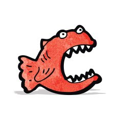 Cartoon Piranha N8