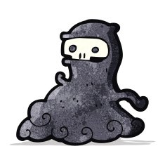 cartoon spooky halloween ghoul N2