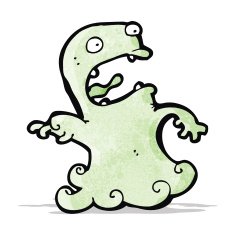 Cartoon Ghost N48