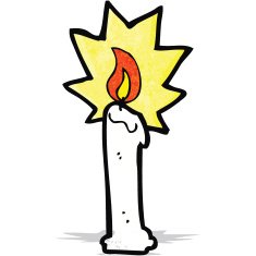 Cartoon Candle N8