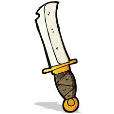 Cartoon Knife N13
