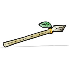 Cartoon Spear N4