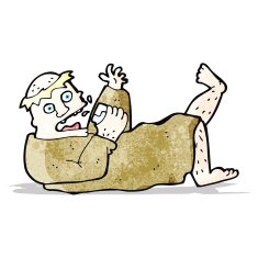 cartoon drunk monk