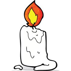 Cartoon Candle N9