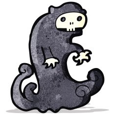 cartoon spooky ghoul N10