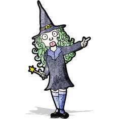 Cartoon Witch N12