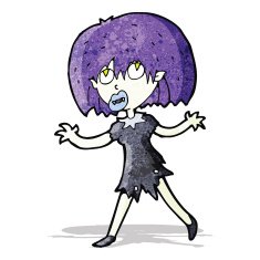 Cartoon Vampire Girl N6