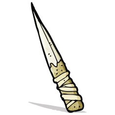 cartoon wooden stake
