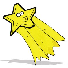 cartoon shooting star N2