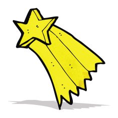 cartoon shooting star N3
