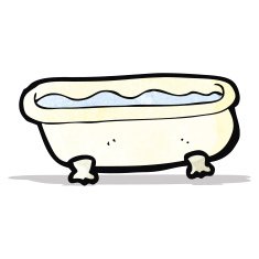 Cartoon Bathtub N5