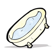 Cartoon Bath Tub N4