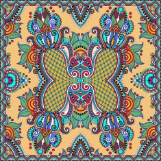 Traditional ornamental floral paisley bandanna N45