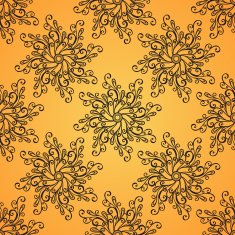 Seamless Ornate Pattern (Vector) Hand Drawn Texture N11