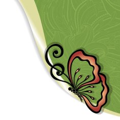 Vector Colored Floral Background N31