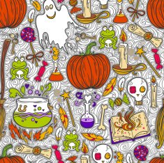 Halloween Pattern Background N5