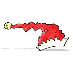 Cartoon Santa Hat N13