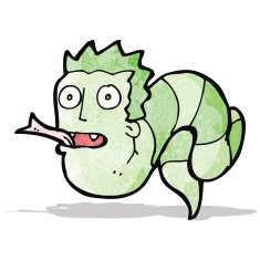 cartoon snake man N3