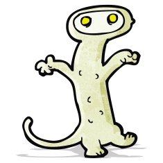 cartoon weird monster N4