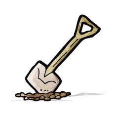 Cartoon Shovel N11
