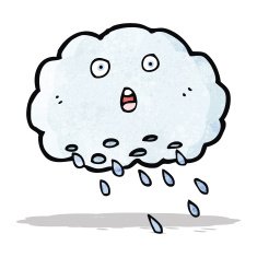 Cartoon Rain Cloud N13