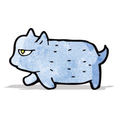 grumpy cartoon cat N3
