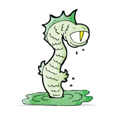 Cartoon Swamp Monster N2