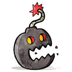 Cartoon Bomb N13