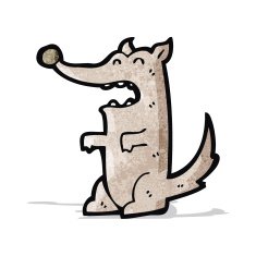 Cartoon Wolf N21