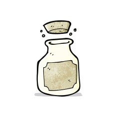 old storage pot cartoon