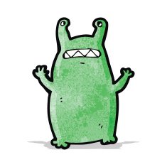 Cartoon monster N10