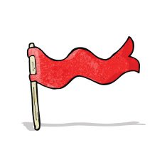 cartoon waving flag N3
