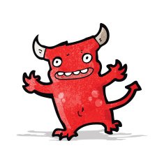 Cartoon monster N12