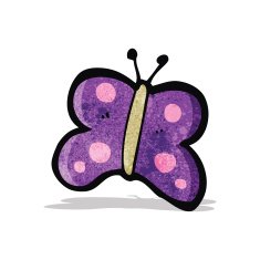 Cartoon Butterfly N21