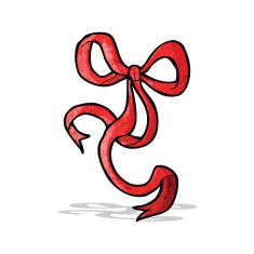 cartoon decorative bow
