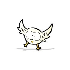 Cartoon Owl N40