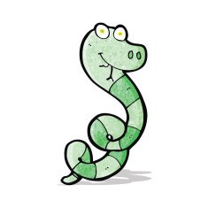 funny cartoon snake N3
