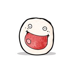 cartoon happy face symbol