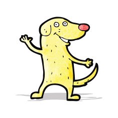 Happy Dog Cartoon N19