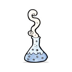 bubbling chemicals cartoon