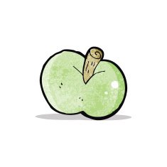 Cartoon Apple N27