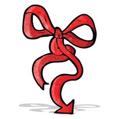 cartoon decorative bow N4