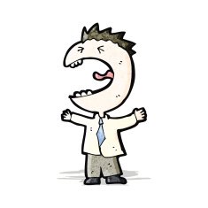 cartoon shouting man N2