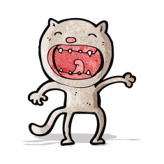 Cartoon Cat N54