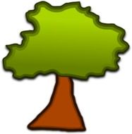 funny drawing of a tree