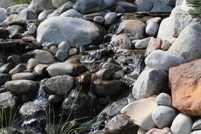 calm stream among the stones