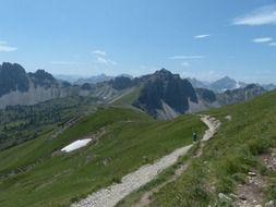 Mountain hike in Tyrol, Austria