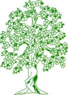 Green tree clipart